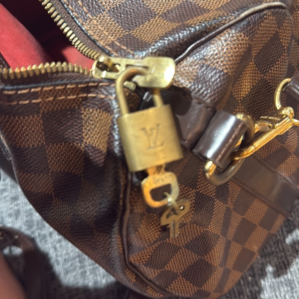Damier Ebene Speedy Bandouliere 30 - Picture 2 of 5
